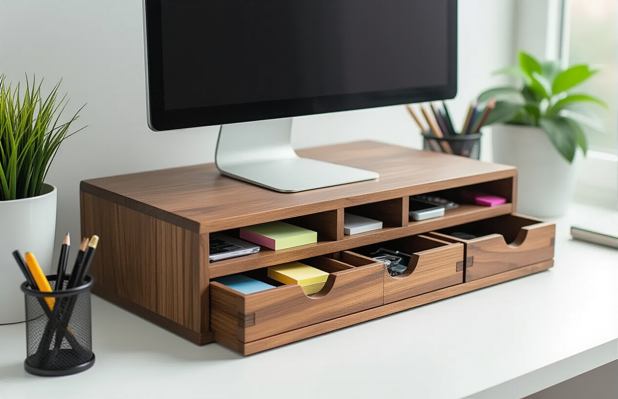 Monitor Stands with Built-in Storage