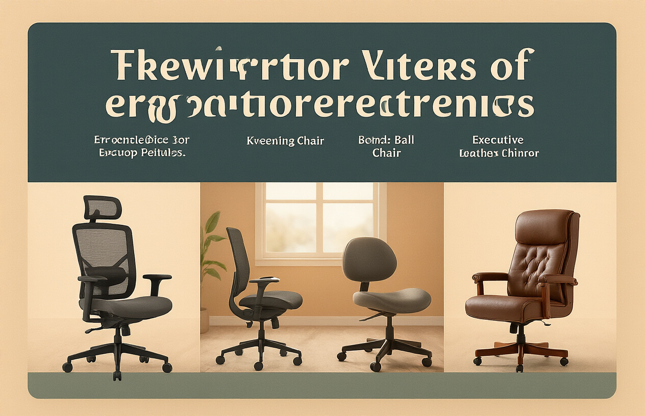 Types of Office Chairs for Different Needs