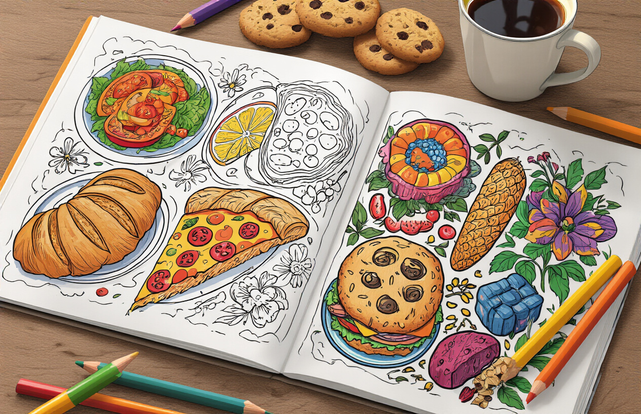 What Makes This Coloring Book Perfect for Food Lovers