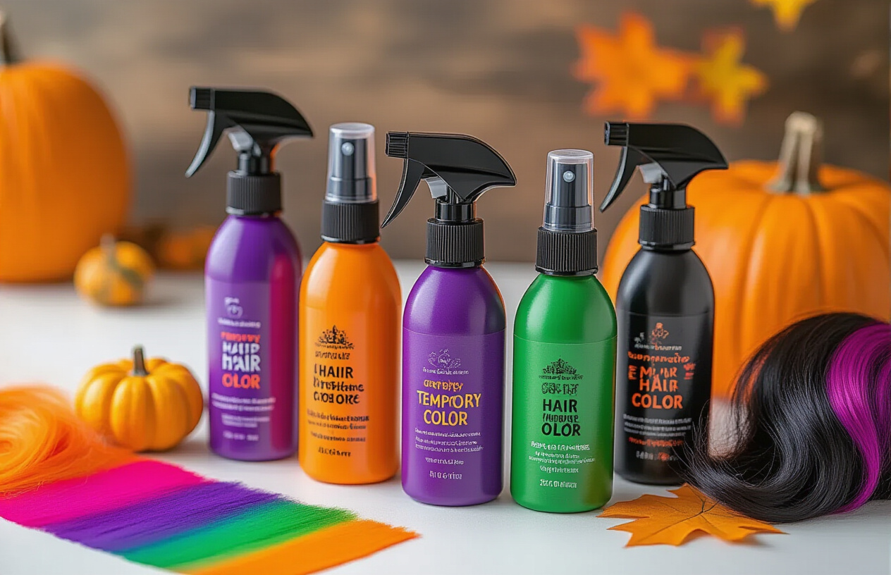Temporary Hair Color and Spray-On Effects