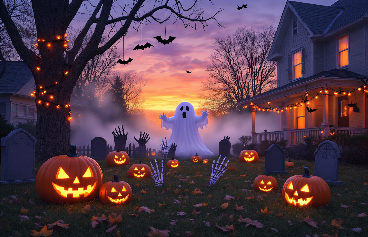 Spooky Outdoor Halloween Decorations That Transform Your Front Yard
