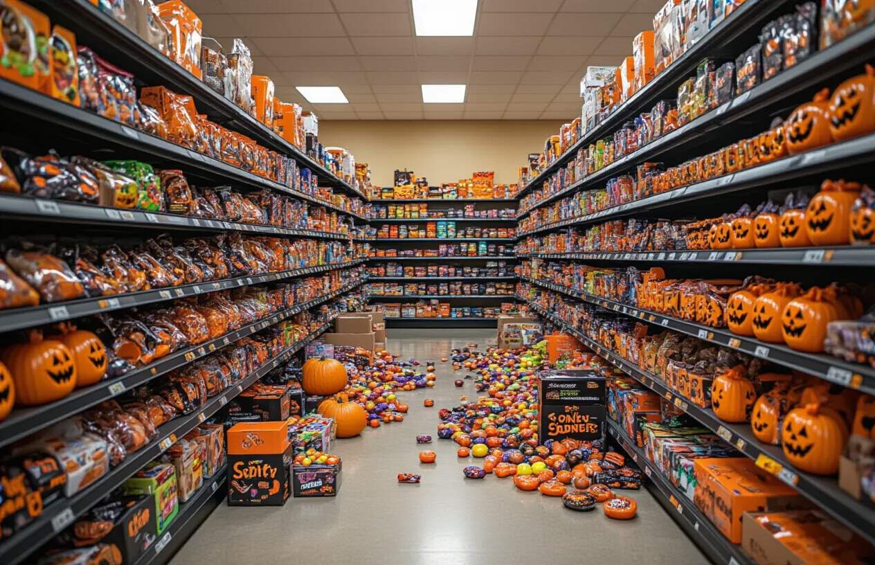 Candy and Treats Running Low on Stock