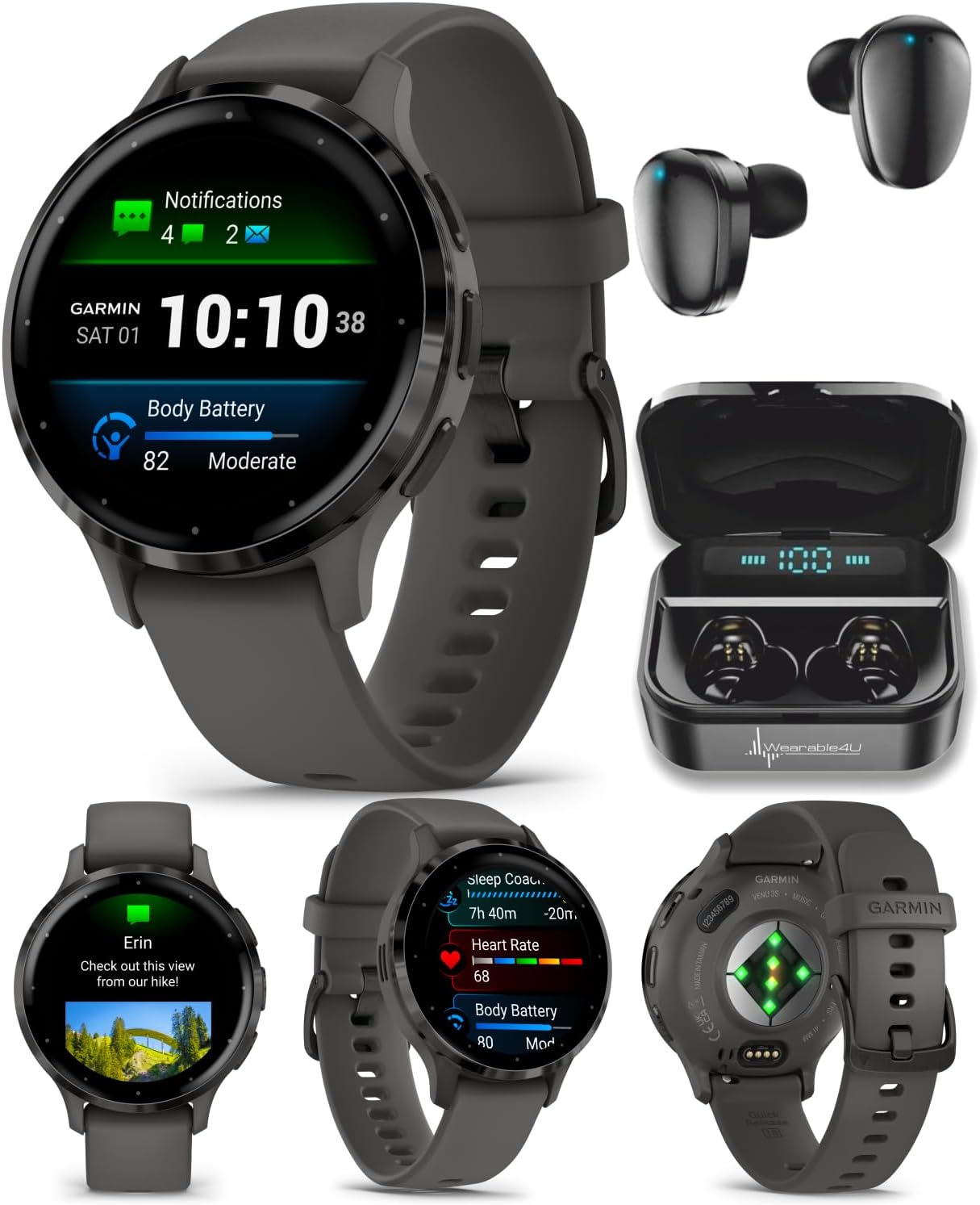 Garmin Venu 3S GPS Smartwatch