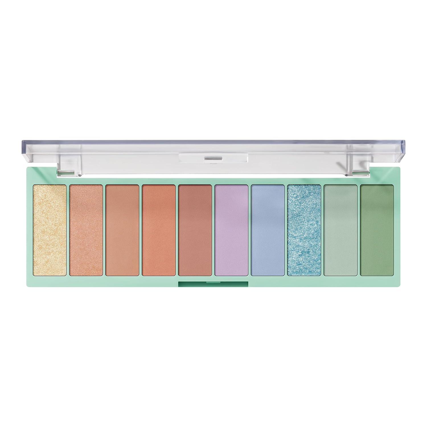 elf perfect 10 eyeshadow palette ten ultra pigmented shimmer matte shades vegan cruelty free nude rose gold packaging ma 1