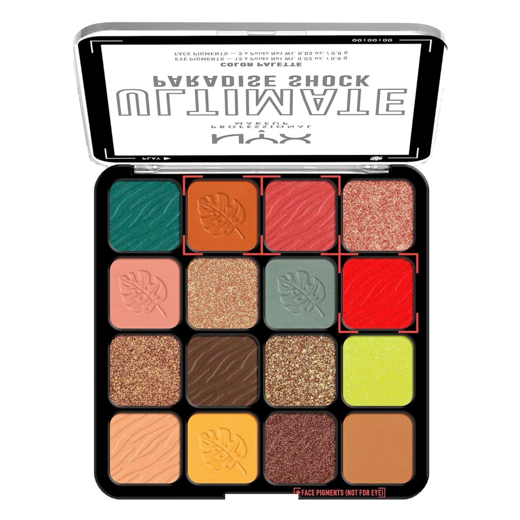 NYX PROFESSIONAL MAKEUP Ultimate Shadow Palette, Eyeshadow Palette - Warm Neutrals