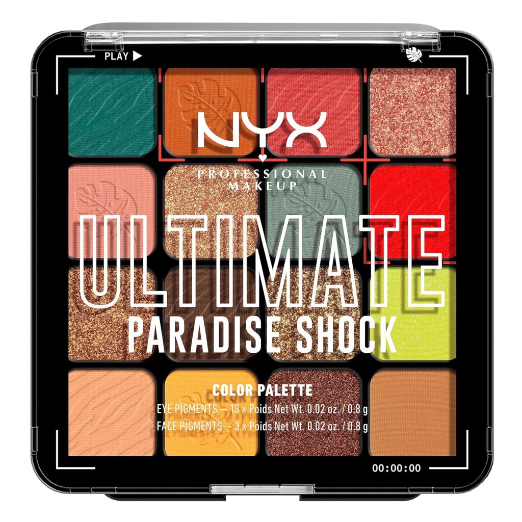 NYX PROFESSIONAL MAKEUP Ultimate Shadow Palette, Eyeshadow Palette - Warm Neutrals