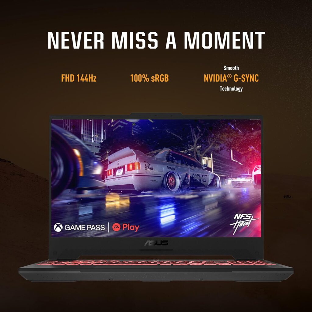 ASUS TUF Gaming A15 (2023) Gaming Laptop, 15.6” FHD 144Hz Display, GeForce RTX 4070, AMD Ryzen 7 7940HS, 16GB DDR5, 1TB PCIe SSD, Wi-Fi 6, Windows 11, FA507XI-EH94(Mecha Gray)