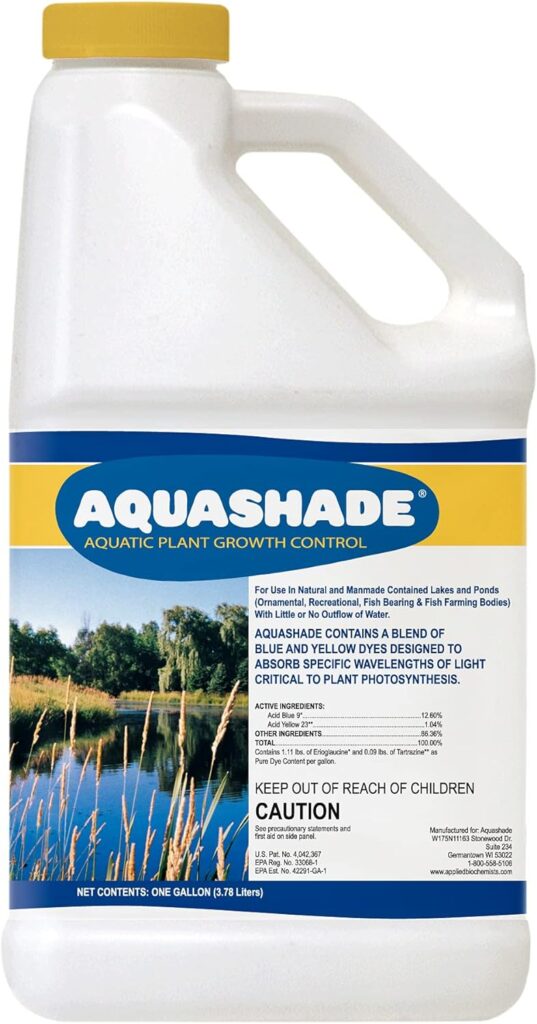 Aquashade Aquatic Plant Growth Control, 1 gal, Blue