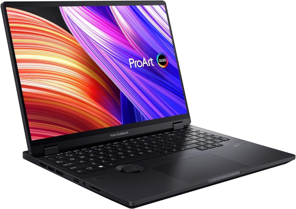 ASUS 2023 ProArt StudioBook 16 OLED Laptop, 16â€ 3.2K OLED Touch Display, Intel Core i9-13980HX CPU, Nvidia GeForce RTX 4060 GPU, 32GB DDR5 RAM, 1TB SSD, Windows 11 Home, H7604JV-DS96T, Mineral Black