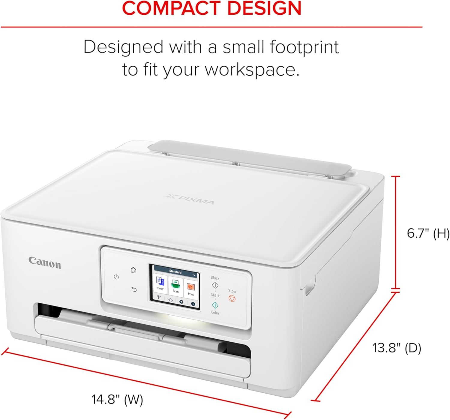 canon pixma ts6420a all in one wireless inkjet printer printcopyscan black works with alexa 1