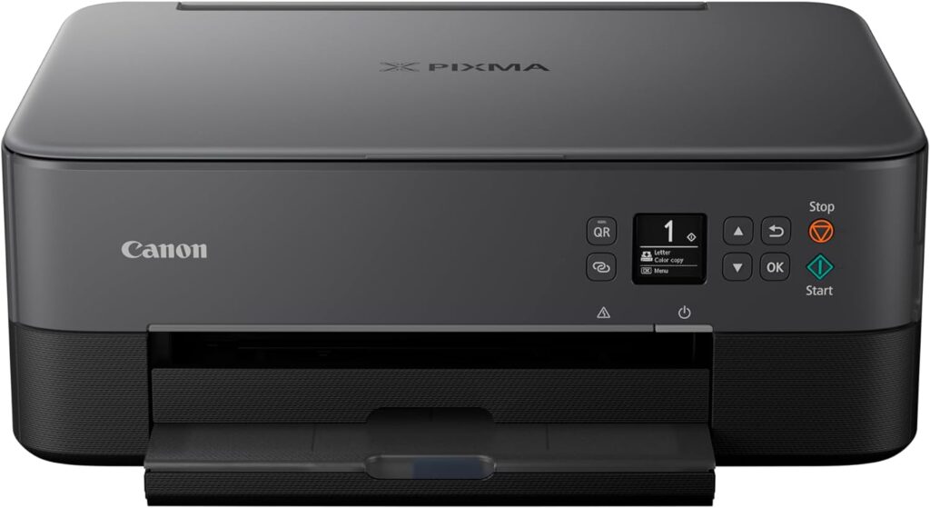 Canon PIXMA TS6420a All-in-One Wireless Inkjet Printer [Print,Copy,Scan], Black, Works with Alexa