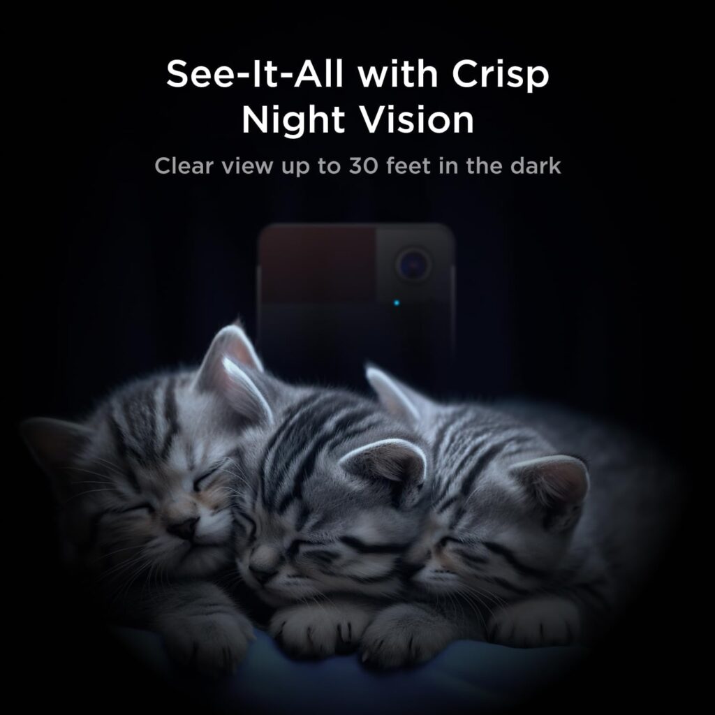 Petcube Play 2 Wi-Fi Pet Camera with Laser Toy for Cats  Dogs, 1080P HD Video, 160° Full-Room View, 2-Way Audio, Sound/Motion Alerts, Night Vision, Pet Monitoring App