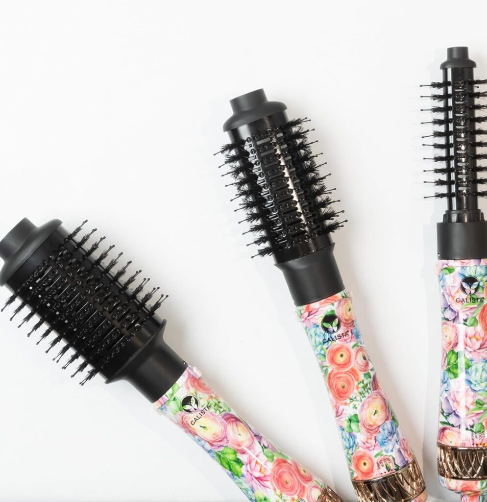 Calista Tools Calista StyleDryer Pro Custom Blowout, 2-in-1 Styling Tool, Blow Dryer and Styling Brush for All Hair Types (Medium 2.0, Pink Sand)