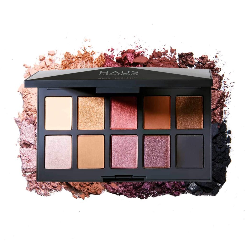 Haus Laboratories By Lady Gaga: GLAM ROOM PALETTE NO. 1: FAME | 10-Shade Eyeshadow Palette, Blendable  Buildable Eye Makeup with Pigmented Matte, Metallic, Shimmer, and Sparkle Finishes (Pack of 3)