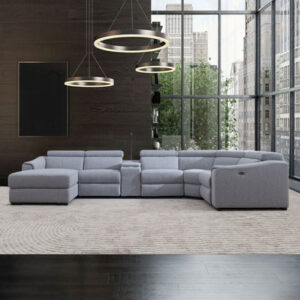 Hokku Designs Fromma 6 - Piece Upholstered Sectional