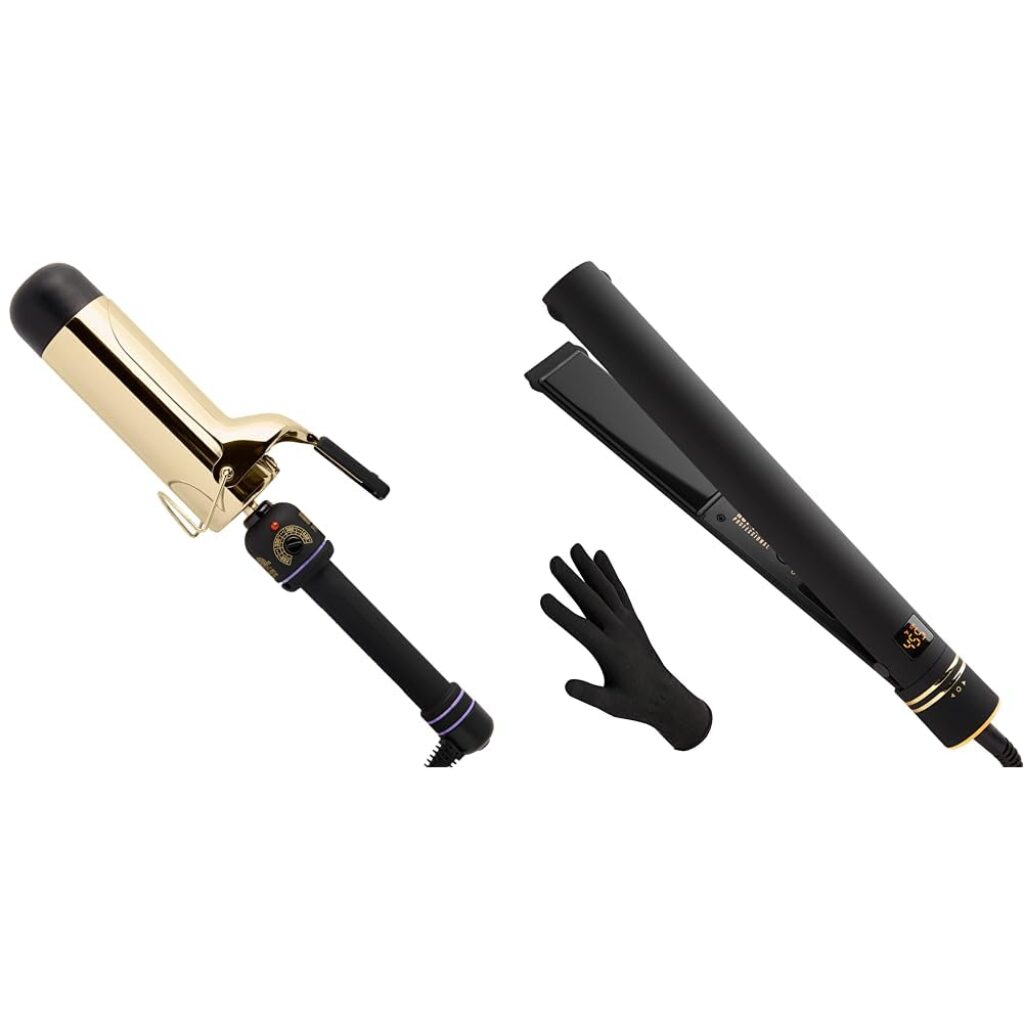 Hot Tools Pro Artist 24K Gold Curling Iron | Long Lasting, Defined Curls (5/8 in)