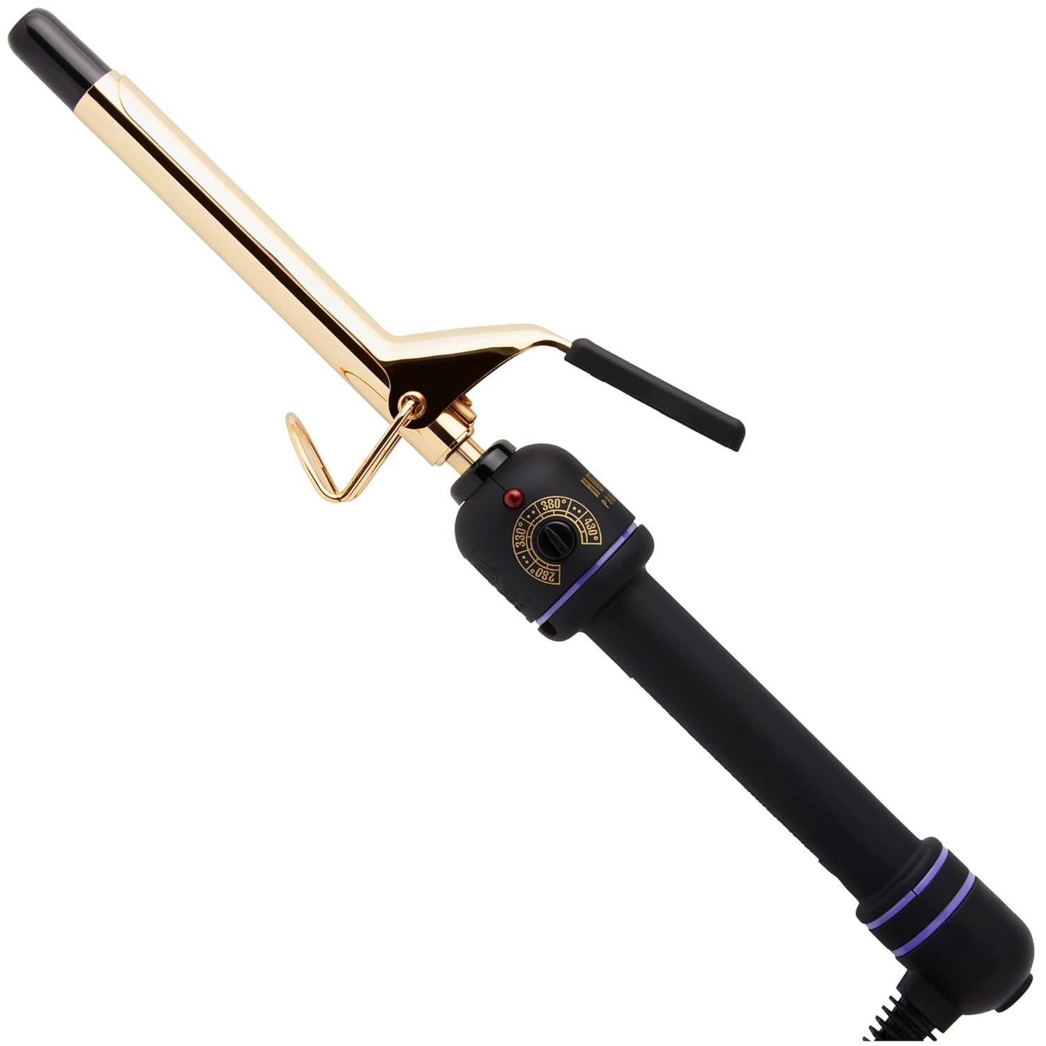 hot tools pro artist 24k gold curling iron long lasting defined curls 58 in