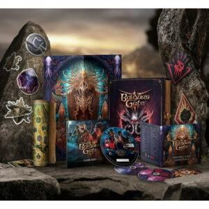 Larian Baldur’s Gate 3 Deluxe Edition Video Game PC Edition with Stickers & Soundtrack
