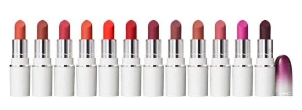 M.A.C Lips By Dozen Mini Podwer Kiss Lipstick x 12 - A Holiday Kit