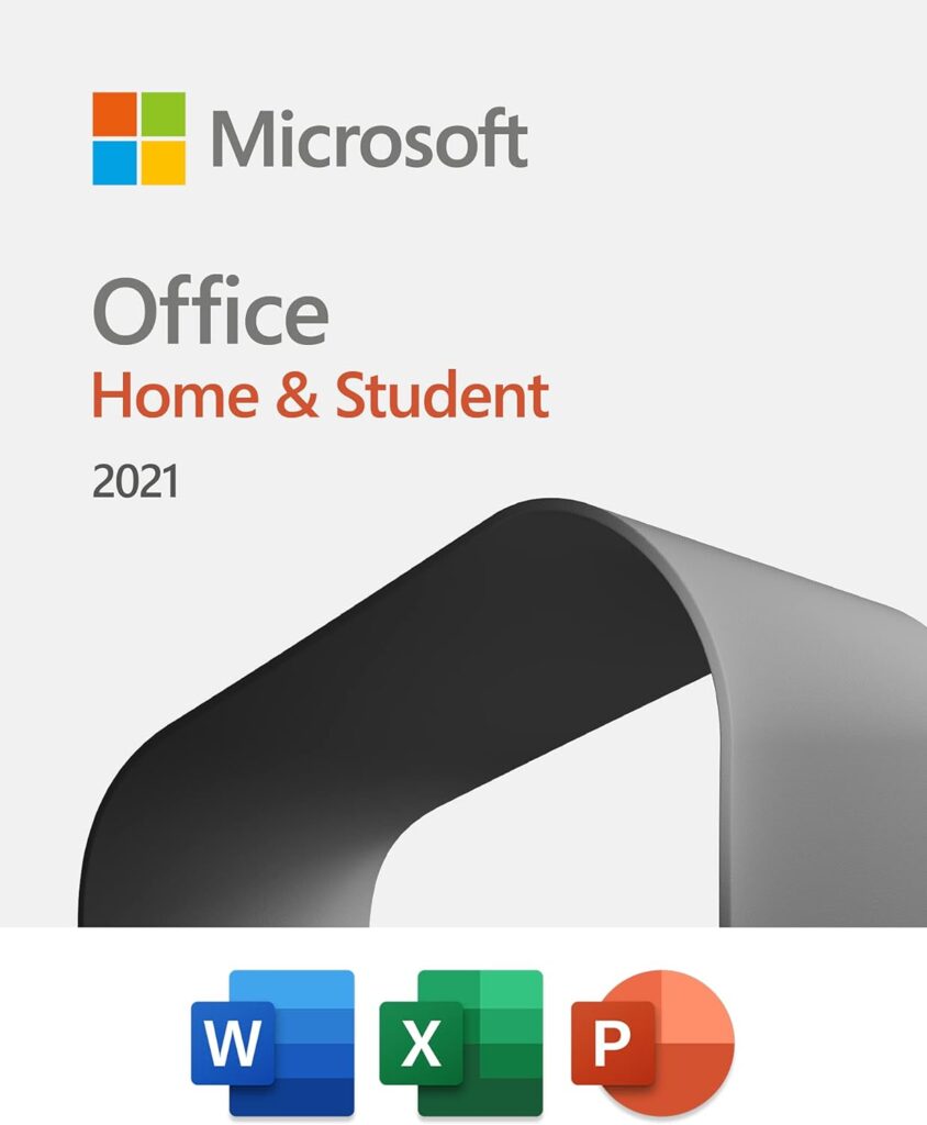 Microsoft Office Home  Student 2021 | Classic Apps: Word, Excel, PowerPoint | One-Time purchase for 1 PC/MAC | Instant Download