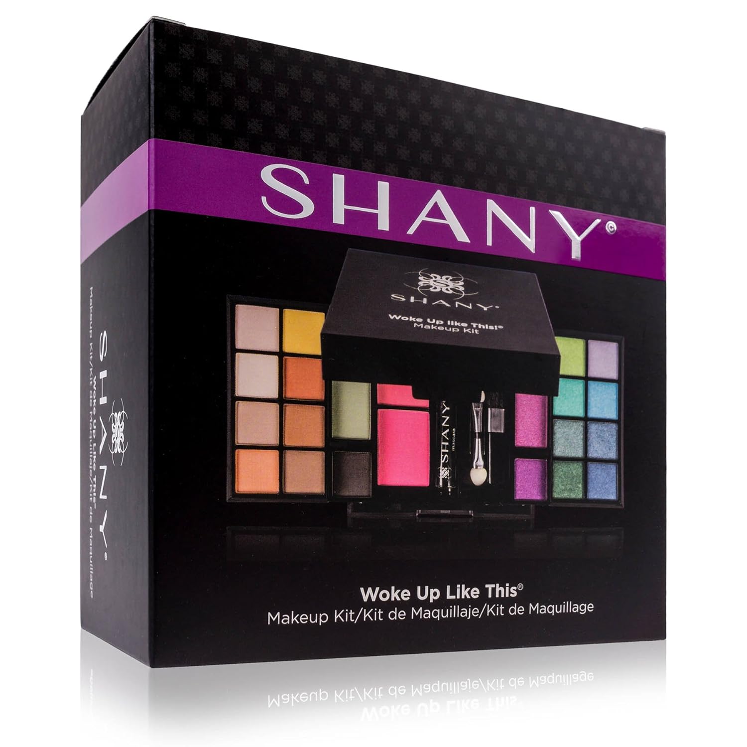 shany fix me up makeup kit eye shadows lip colors blushes and applicators pack of 4 1