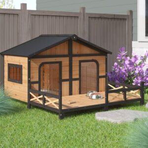 Tucker Murphy Pet™ Campa Wood Dog House