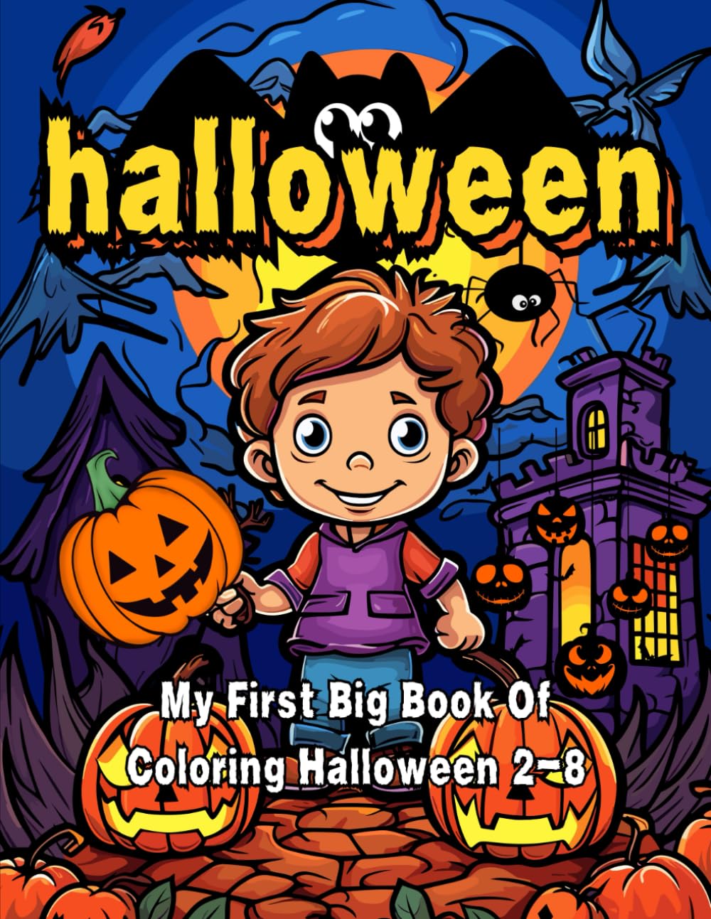 My First Big Book Of Coloring Halloween 2 8