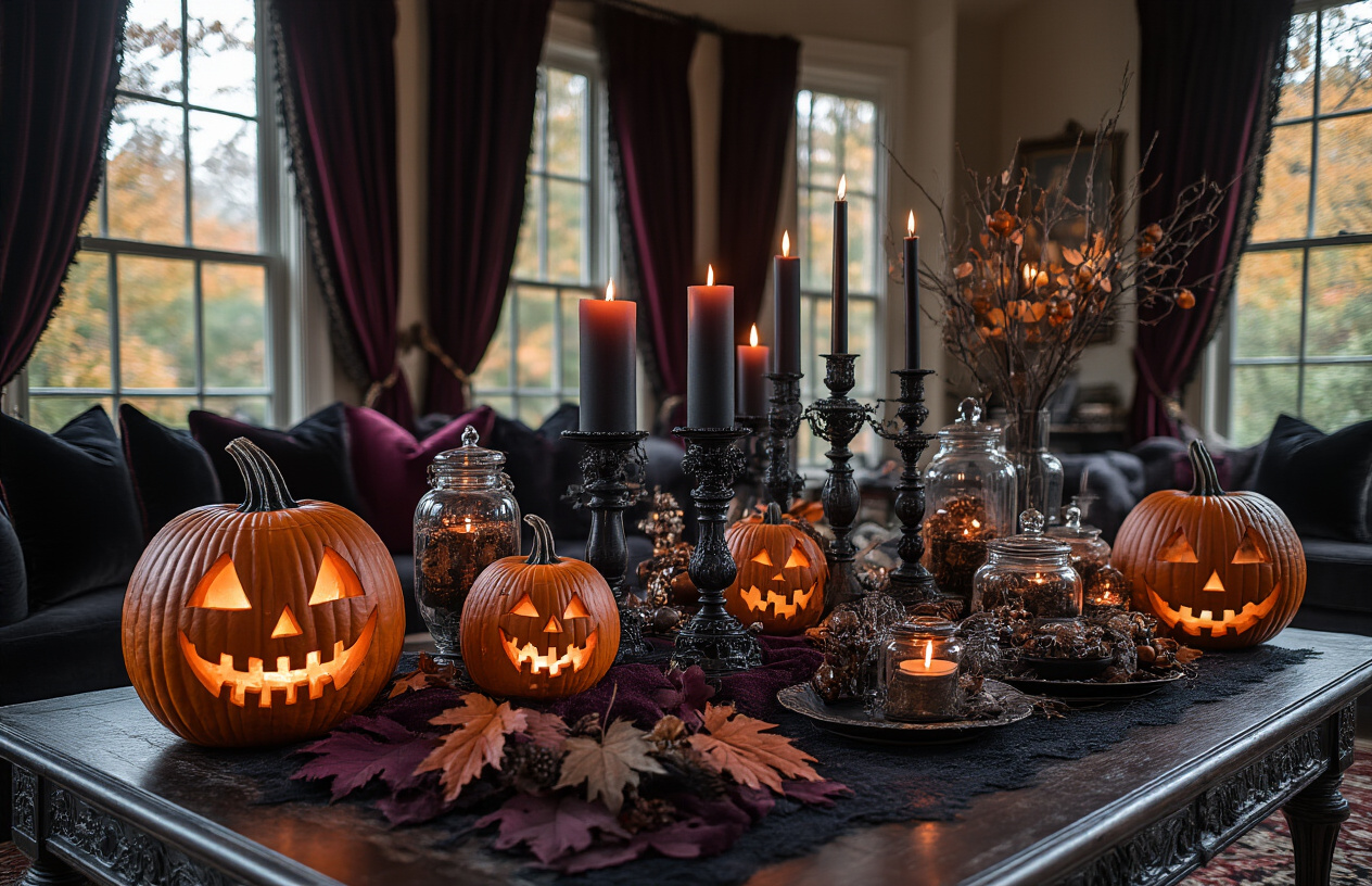 Essential Materials and Themes for Spooky Ambiance