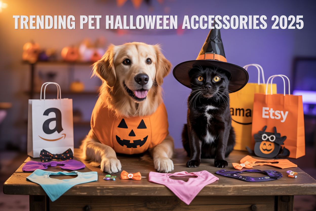 Trending Pet Halloween Accessories on Amazon & Etsy 2025