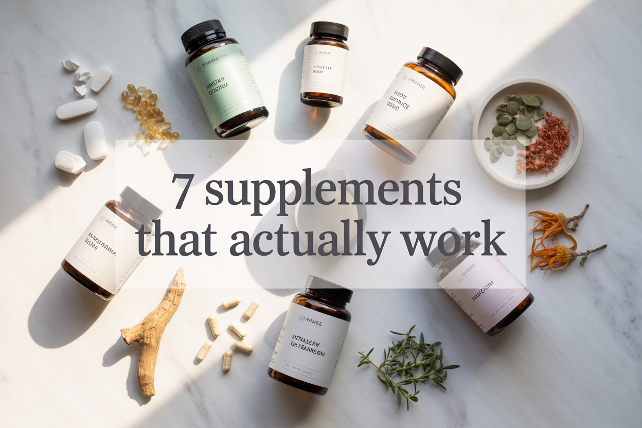 Top 7 Supplements for Stress and Anxiety That Actually Work