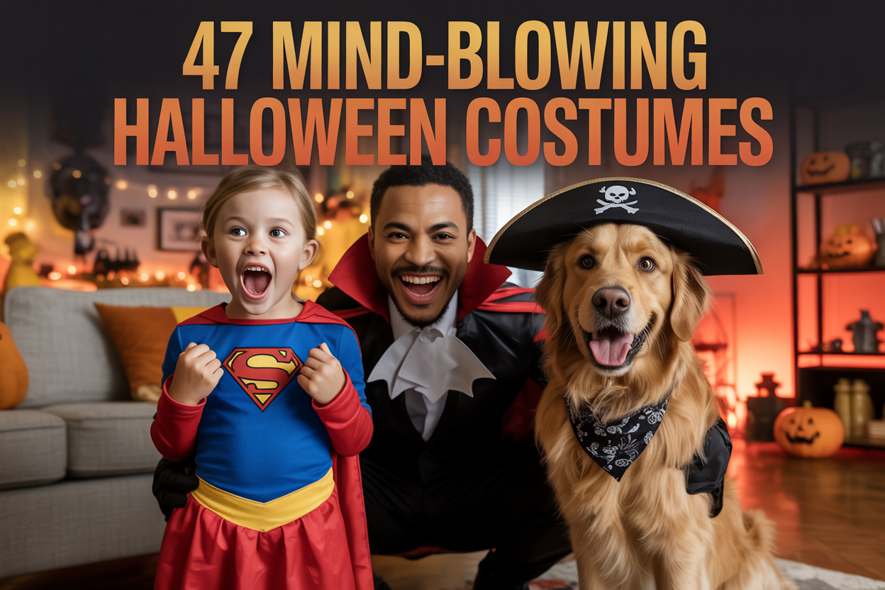 47 Mind-Blowing Halloween Costumes That Will Make Everyone Stop and Stare (Kids, Adults & Pets!)