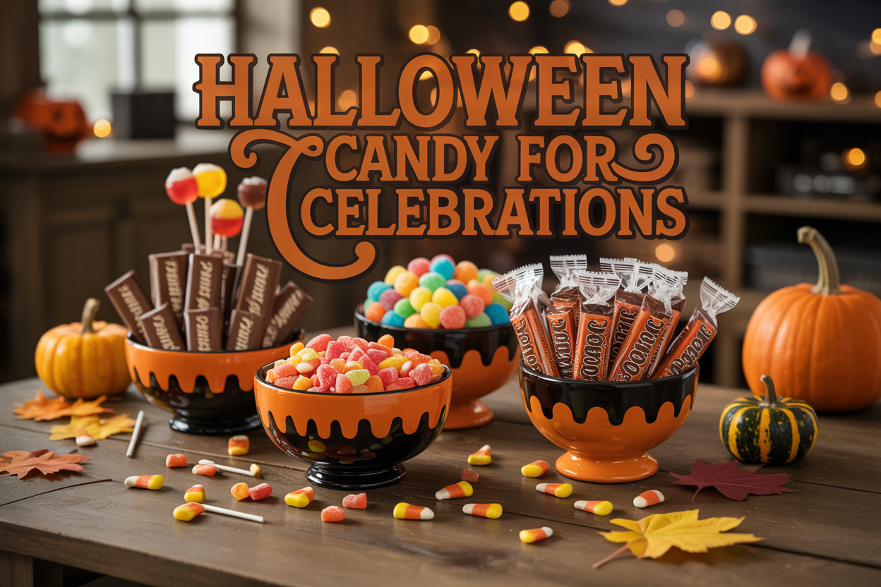 Halloween candy for celebrations
