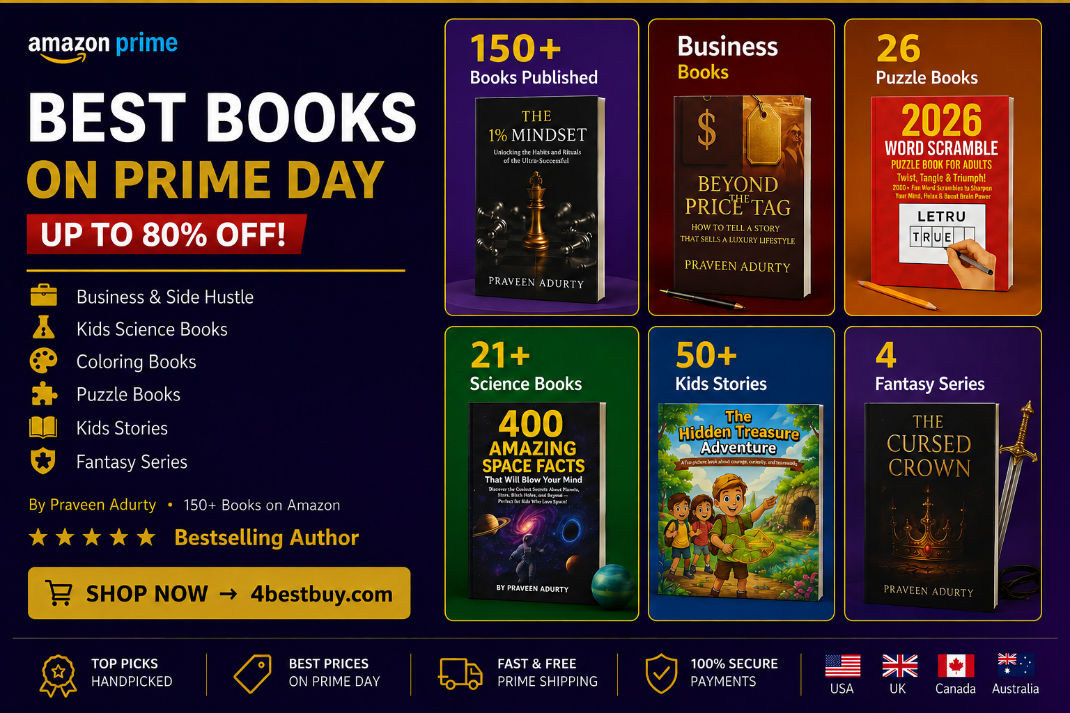 Best Books on Amazon 2026 — Up to 80% Off | All Books