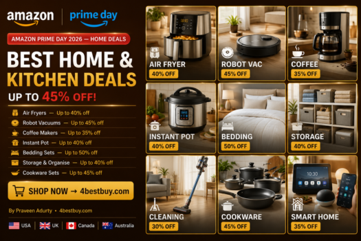 Best Home & Kitchen Deals Amazon Prime Day 2026 — Air Fryers, Robot Vacuums & More