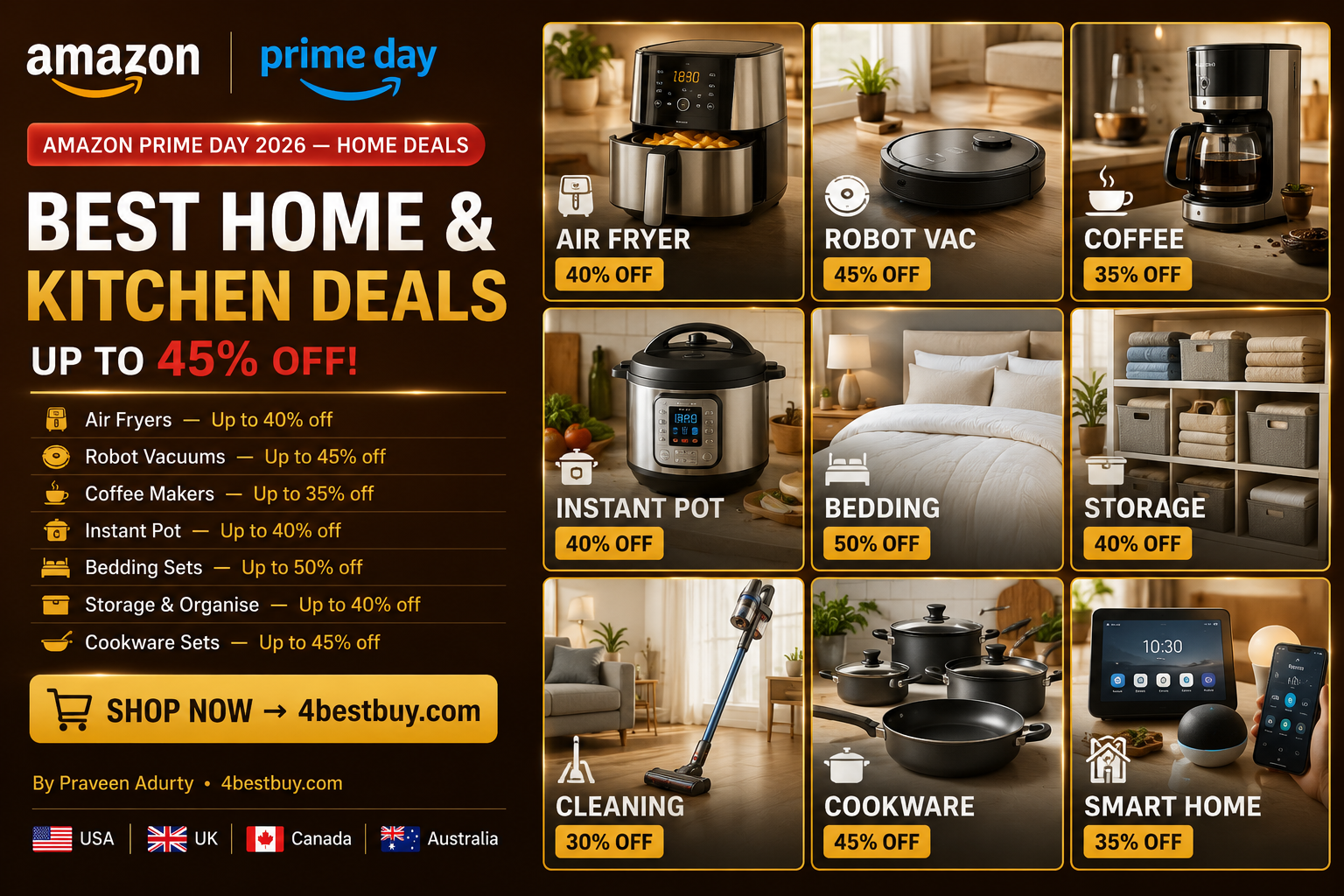 Best Home & Kitchen Deals Amazon Prime Day 2026 — Air Fryers, Robot Vacuums & More 1 Best Home Kitchen Deals Amazon Prime Day 2026 — Air Fryers Robot Vacuums More