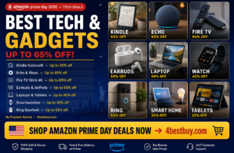 Best Tech & Gadgets on Amazon Prime Day 2026 — Kindle, Echo, Earbuds, Laptops & More