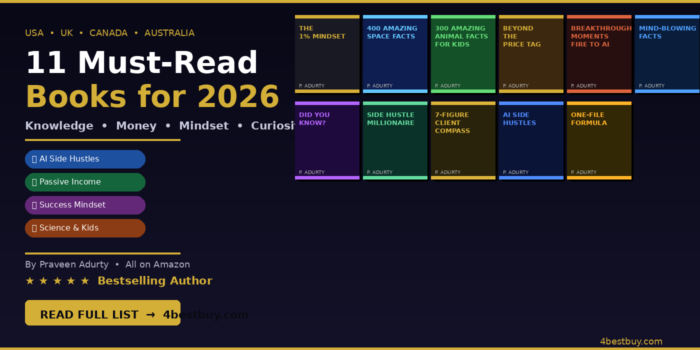 11 Must-Read Books for 2026: Knowledge, Money, Mindset & Curiosity | USA, UK, Canada, AustraliaList of Countries