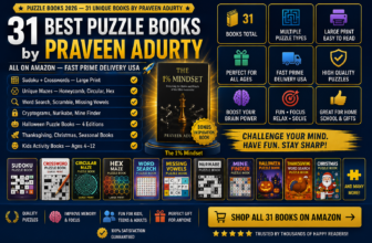 31 Best Puzzle Books by Praveen Adurty 2026