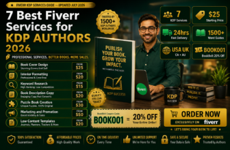 7 Best Fiverr Services for Amazon KDP Authors 2026 — Hire Experts and Sell More Books