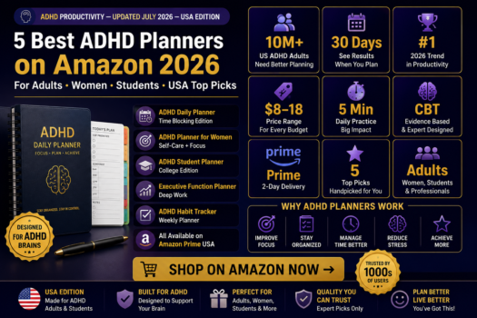 Best ADHD Planners on Amazon 2026