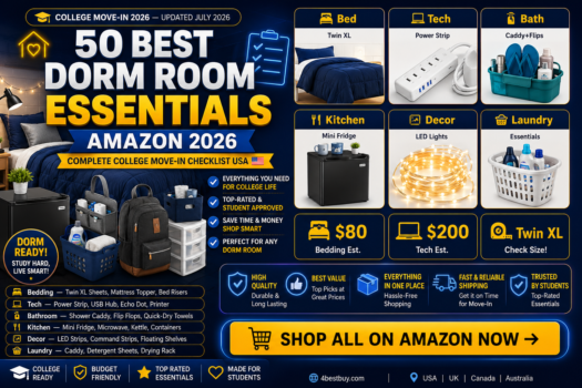 best dorm room essentials 2026