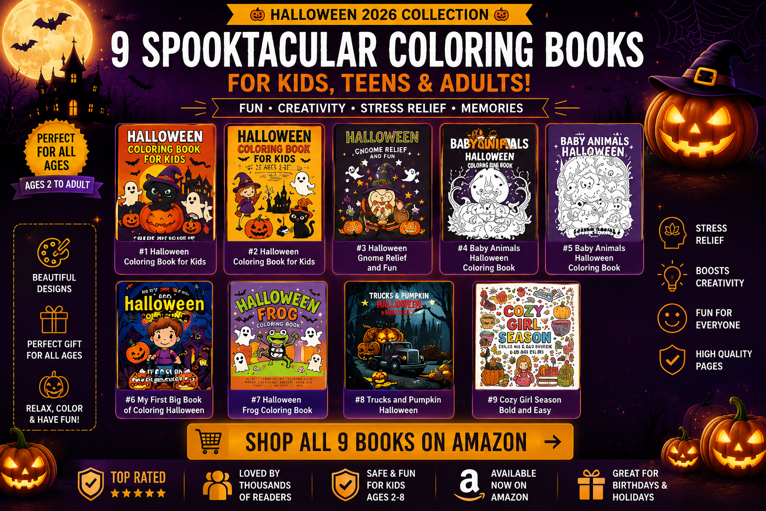 Best Halloween Coloring Books 2026