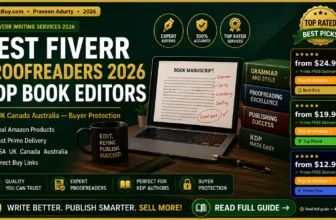 best Fiverr proofreaders 2026 KDP book editors