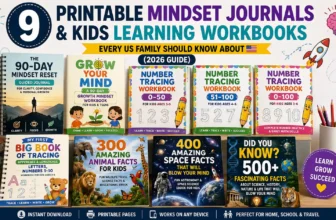 printable mindset journal for kids and adults