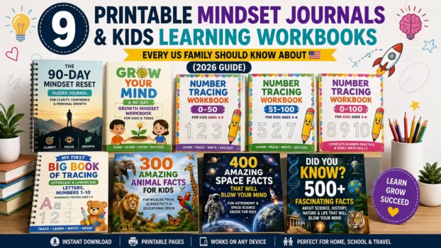 printable mindset journal for kids and adults