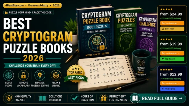 Best Cryptogram Puzzle Books 2026