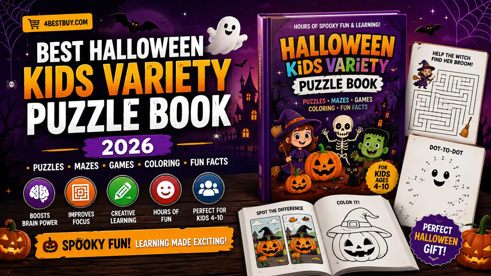 Best halloween kids variety puzzle 2026