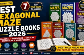 Best hexagonal maze puzzle books 2026