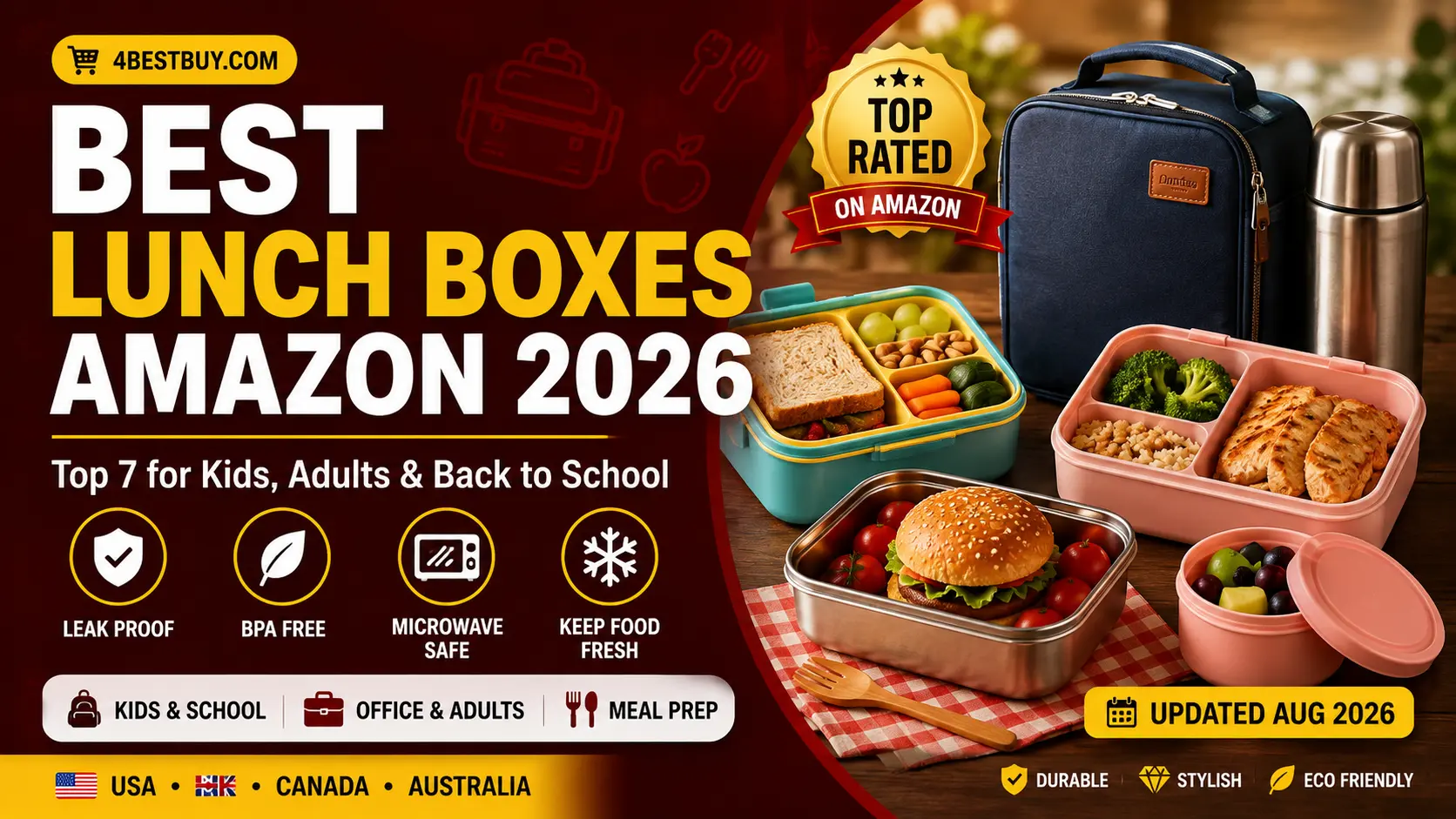Best lunch boxes amazon 2026