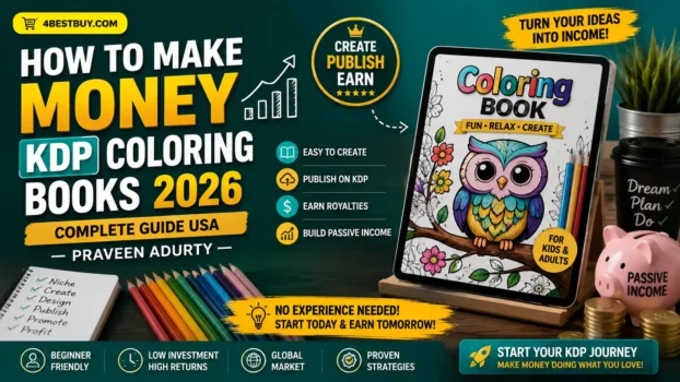 how to make money with KDP coloring books 2026